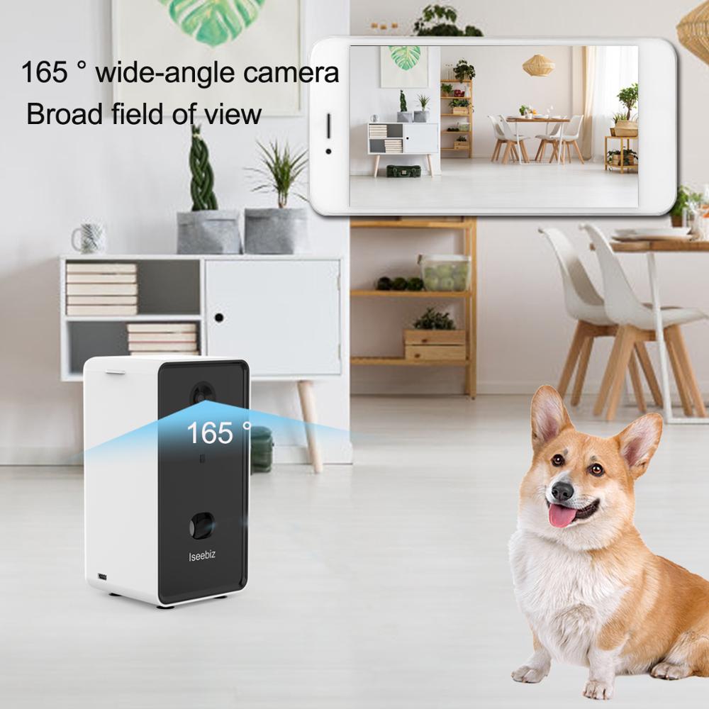 Dog Camera With Automatic Treat Dispenser. WiFi with Two-Way Audio and Night Vision Compatible