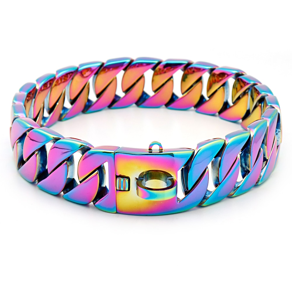 Unleash Your Dog's Inner Warrior with Our Heavy-Duty Metal Chain Collar