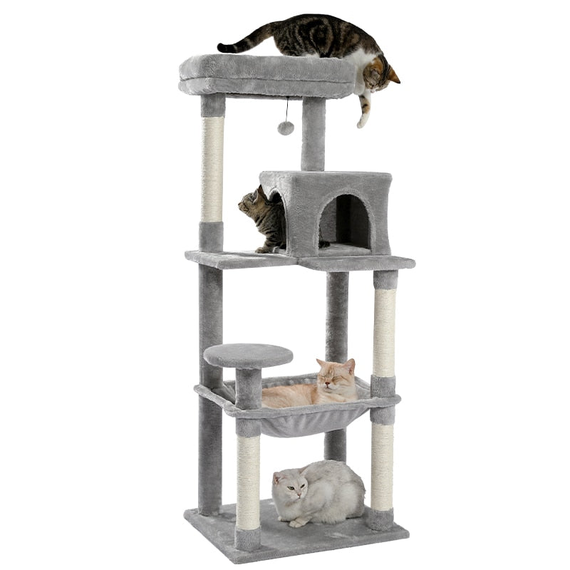 A Must Have 2022 Design Luxury Cat Climbing Frame, Multi-Layer Scratching Post
