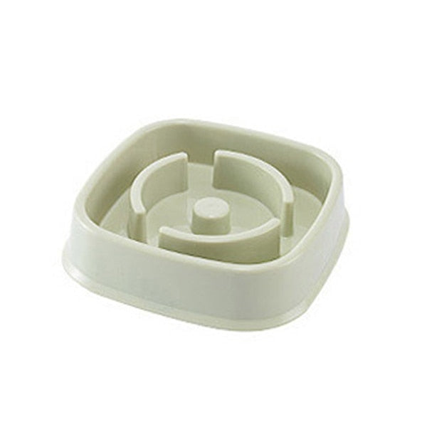 Does Your Pet Swallow Without Chewing? Get One Of These! Pet Slow Eating Bowl, Slow Down Eating, Feeder Dish Bowel Help Prevent Obesity, Dogs Supplies