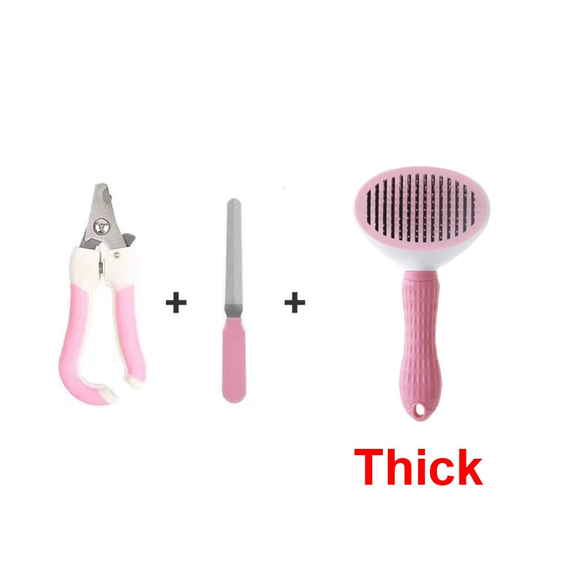Pet Hair Removal Comb, Grooming Comb,and Hairbrush