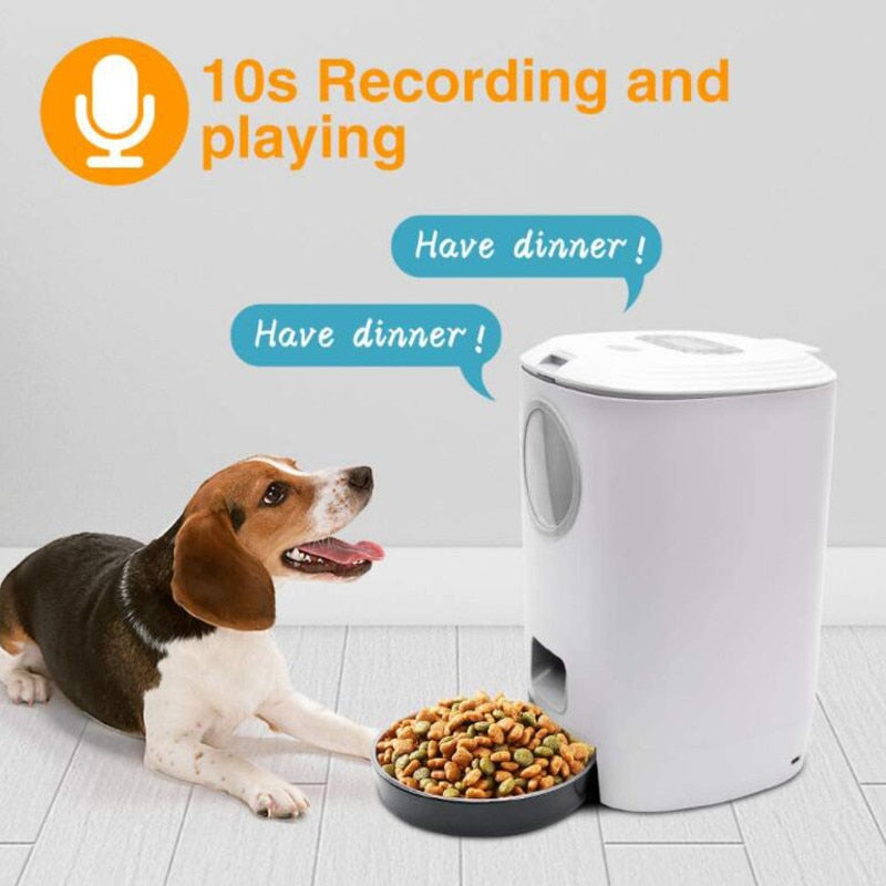 Did You Say Food For Several Days?? This Is THE One!! 4.5L Automatic Pet Feeder With Container, Smart Pet Feeder, This Pet Feeder Can Provide Your Pet With Food For Several Days