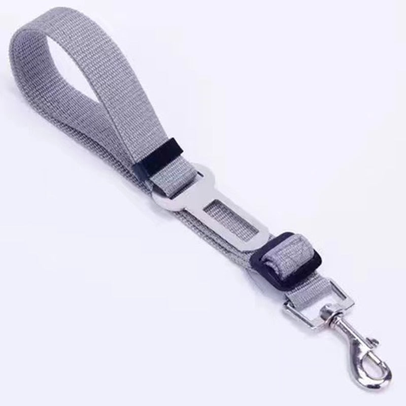 Pet Car Safety Belt, Adjustable Leash, Vehicle Seat Belt With Magic Clip Harness