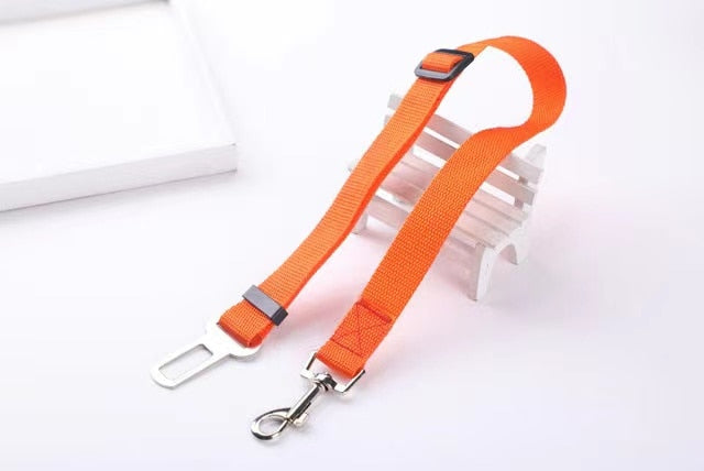 Pet Car Safety Belt, Adjustable Leash, Vehicle Seat Belt With Magic Clip Harness