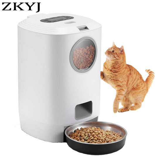 Did You Say Food For Several Days?? This Is THE One!! 4.5L Automatic Pet Feeder With Container, Smart Pet Feeder, This Pet Feeder Can Provide Your Pet With Food For Several Days